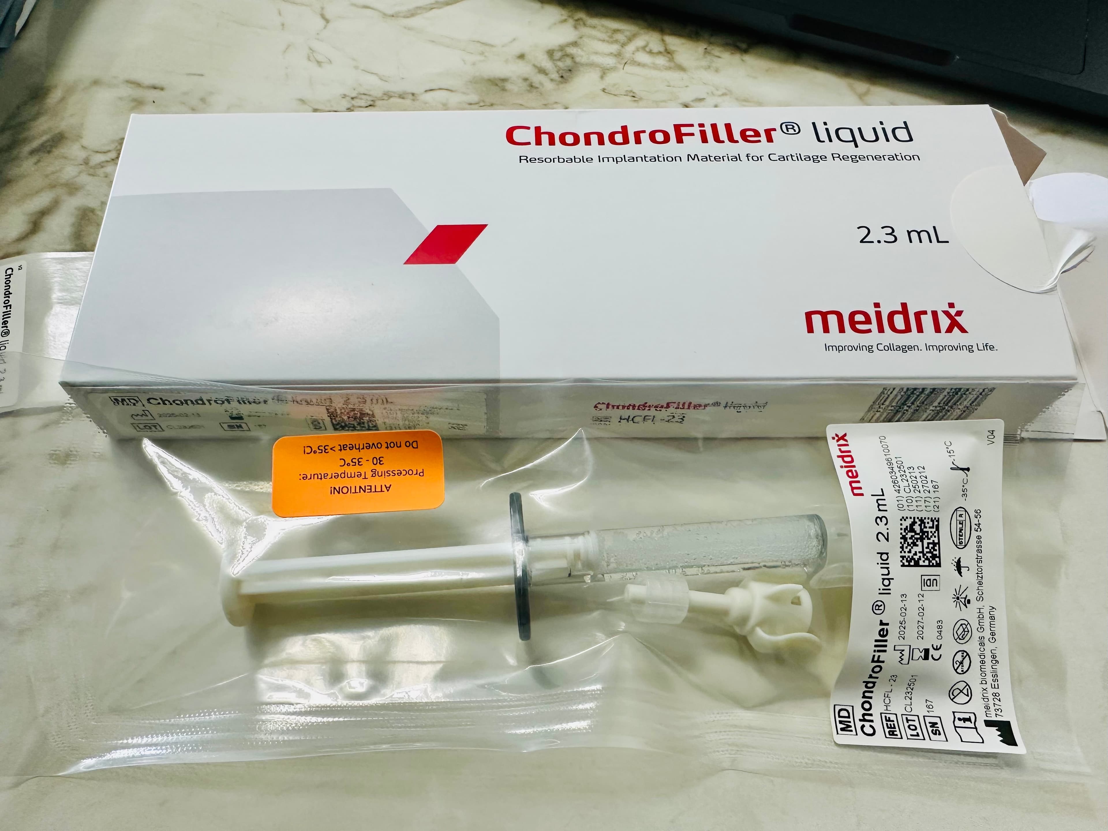 ChondroFiller liquid scaffold visual